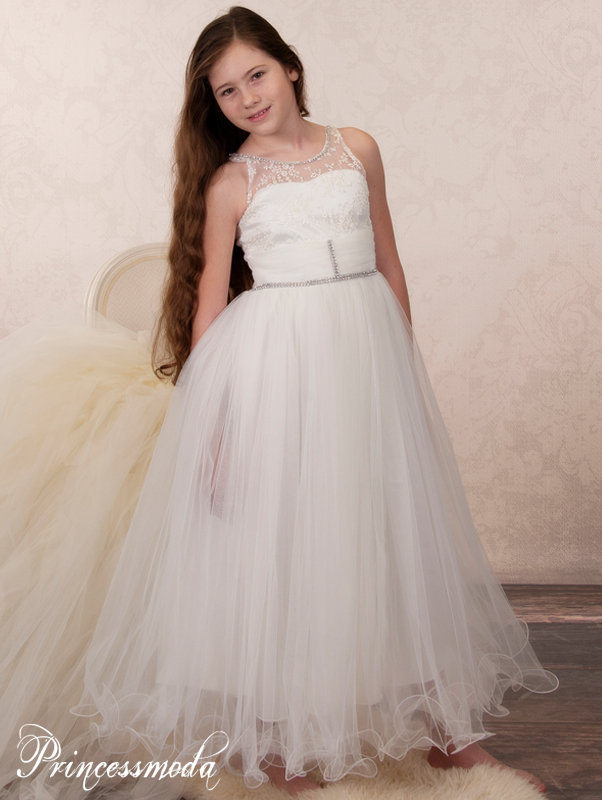 FRANKA - Langes Abendkleid inkl. Stola in Champagner