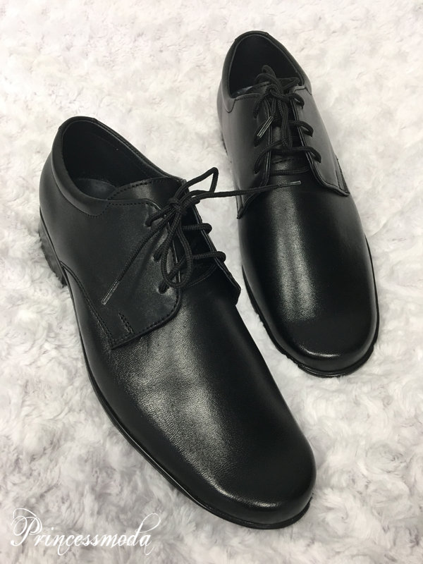 Sehr elegante Lederschuhe in Schwarz