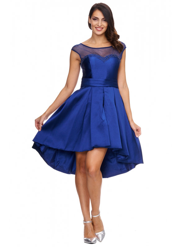 Marcie - Royalblaues Cocktailkleid für Ihren Tag