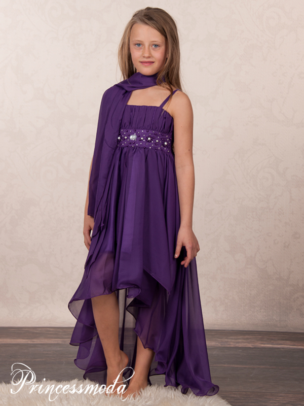 PAULINA - Festkleid mit Stola in Lila
