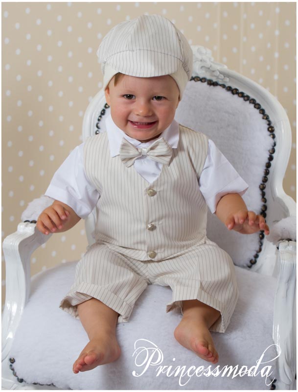 LEONARDO - Baby-Taufanzug mit Nadelstreifen