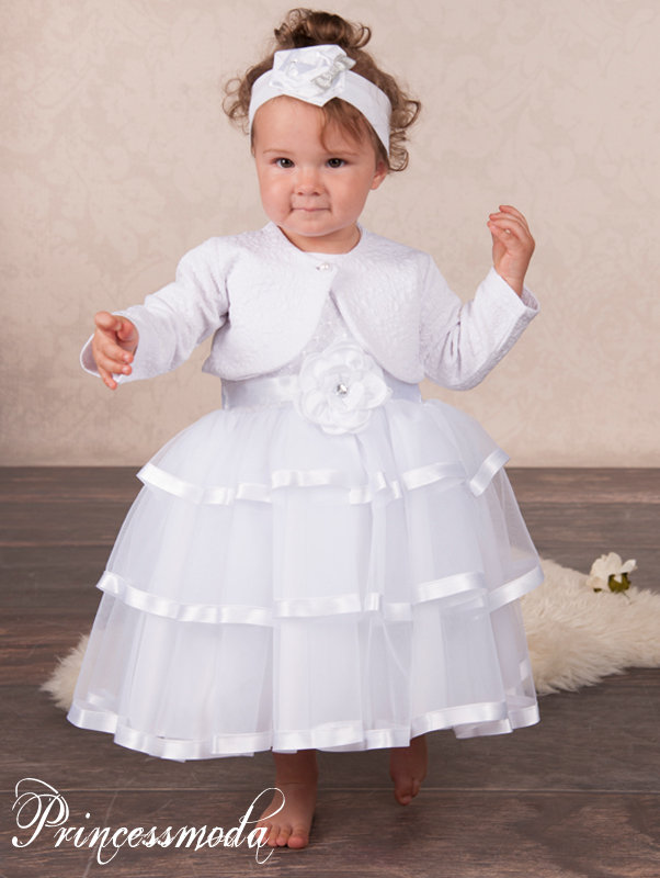 Jasmin - Taufkleid mit Bolero