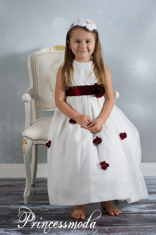 MONIKA - Langes Festkleid für kleine Damen