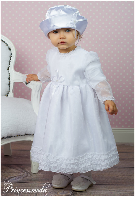 SELMA Taufkleid mit Hut