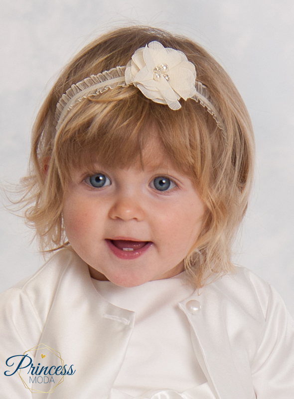 Zartes Stirnband in Champagner