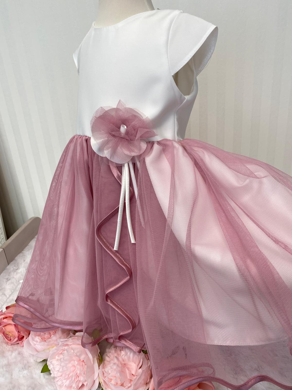 Hübsches Festkleid für Mädchen Gr. 86