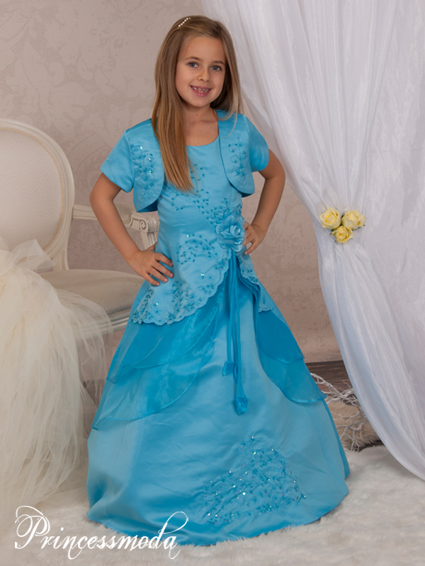 HANNAH – Verspieltes Abendkleid für Mädchen inkl. Jacke
