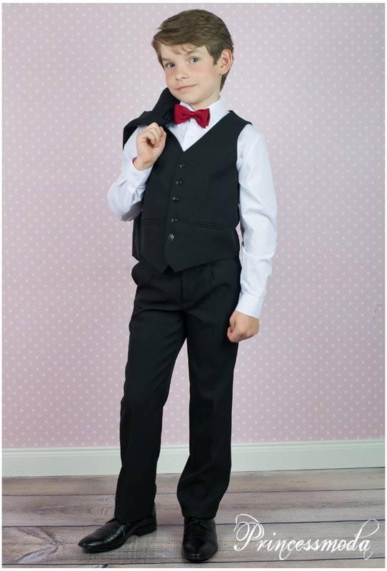 Kinder Strickanzug Mit Shorts - Süßer Playsuit Für Jungen 92-128